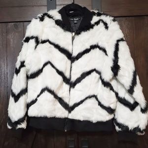 Say What? Fur Bomber Jacket
